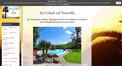 Desktop Screenshot of gesundheitsurlaub-teneriffa.de