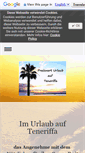 Mobile Screenshot of gesundheitsurlaub-teneriffa.de