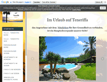 Tablet Screenshot of gesundheitsurlaub-teneriffa.de